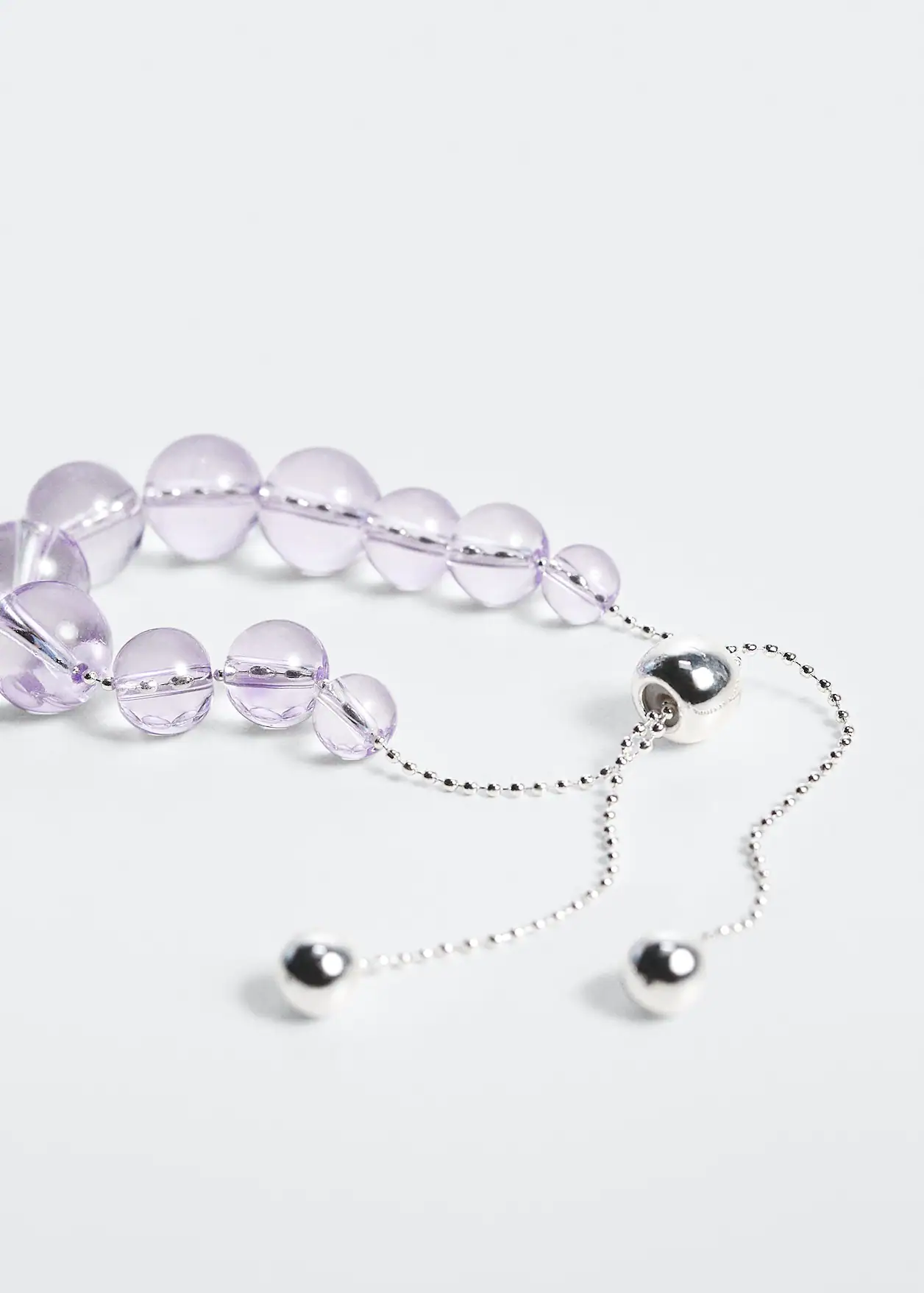Purple Stone Beaded Bracelet - Image 5