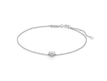 Lab-Grown Diamond ¼ct. Mini Round Brilliant Bracelet | White