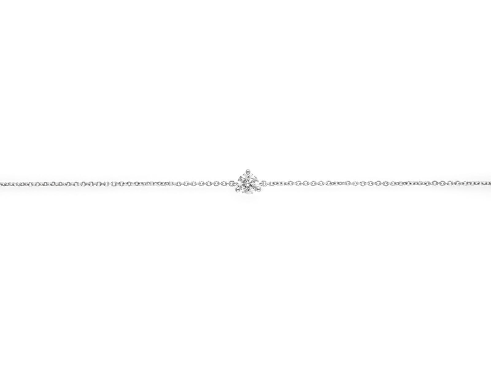 Lab-Grown Diamond ¼ct. Mini Round Brilliant Bracelet | White - Image 2