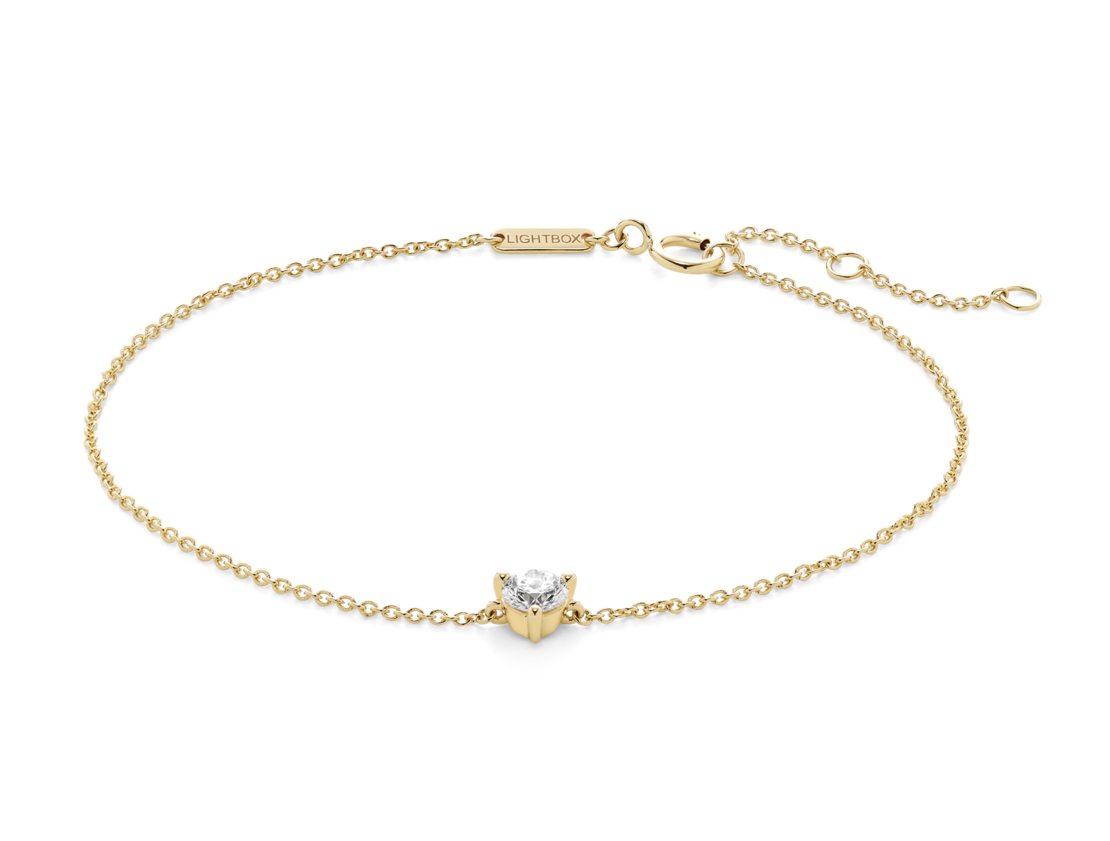Lab-Grown Diamond ¼ct. Mini Round Brilliant Bracelet | White - Image 4