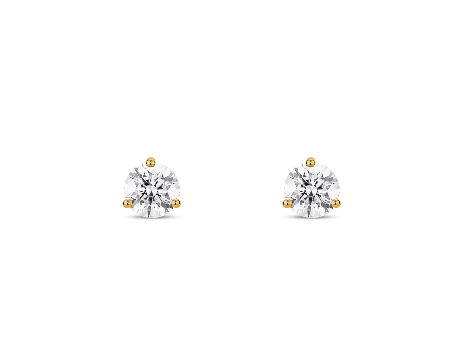 Lab-Grown Diamond ½ct. tw. Round Brilliant Solitaire Studs | White - Image 6