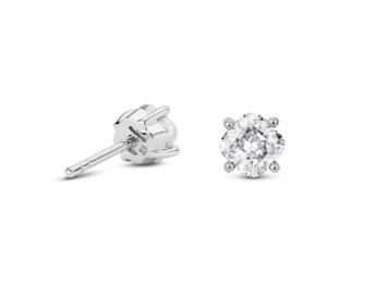 Lab-Grown Diamond 2ct. tw. Round Brilliant and Cushion Studs Set | White