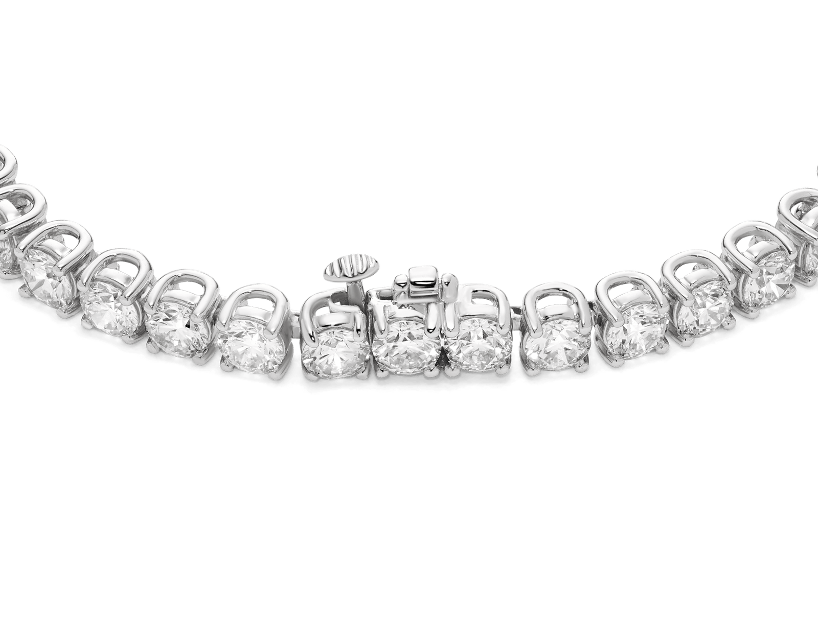 Lab-Grown Diamond Large Tennis Bracelet - G/H color, 7" length | White
