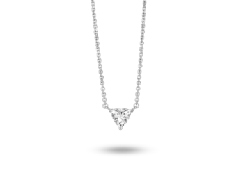 Lab-Grown Diamond ¼ct. Mini Trillion Pendant | White
