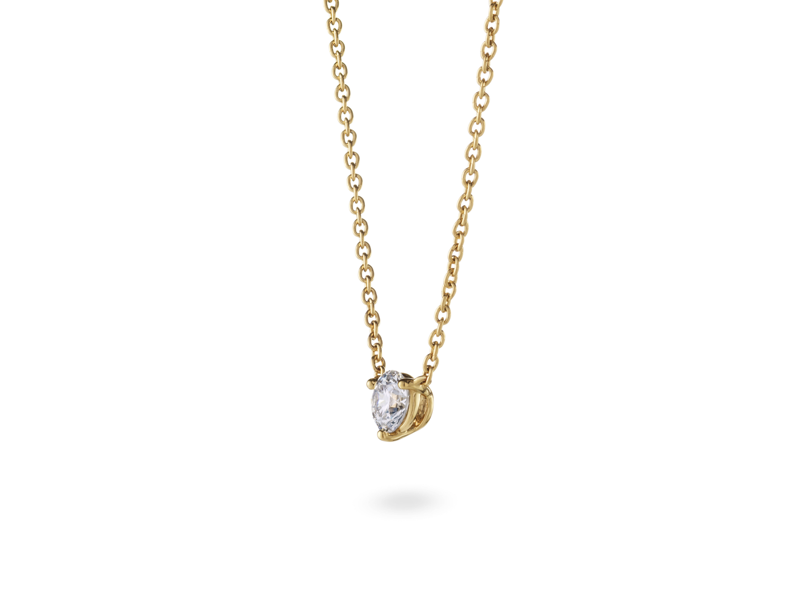 Lab-Grown Diamond ½ct. Round Brilliant Solitaire Pendant | White - Image 2