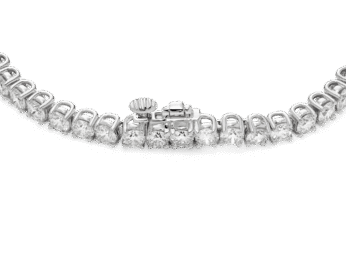 Lab-Grown Diamond Small Tennis Bracelet - G/H color, 7" length | White