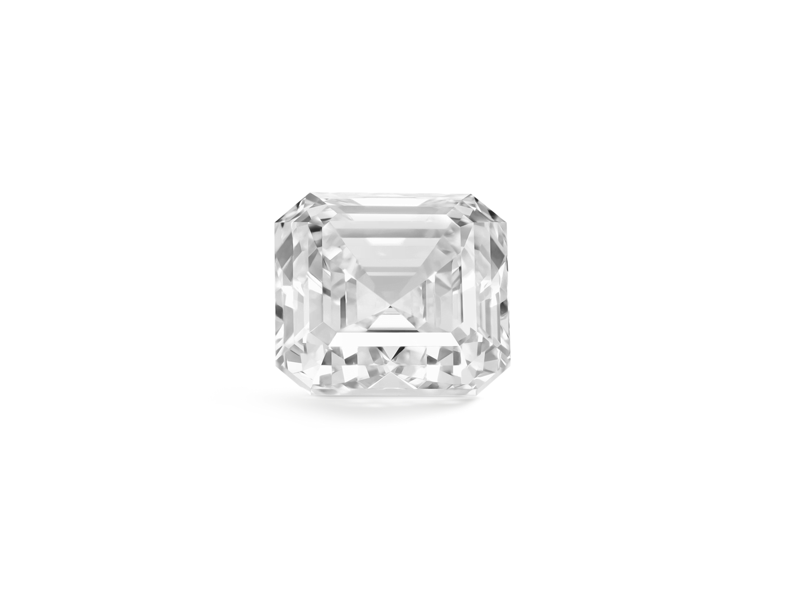 Lab-Grown Loose 3ct. Asscher Cut Diamond | White - Image 2