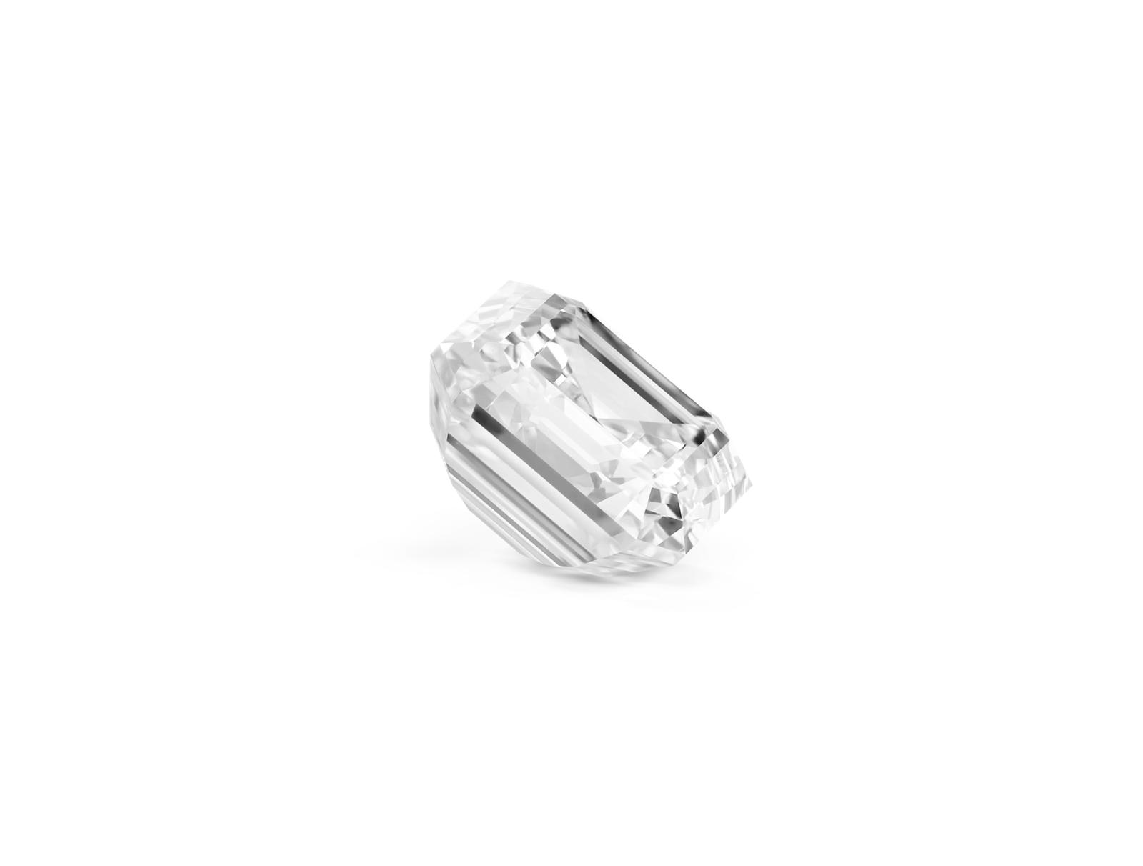 Lab-Grown Loose 3ct. Asscher Cut Diamond | White - Image 3