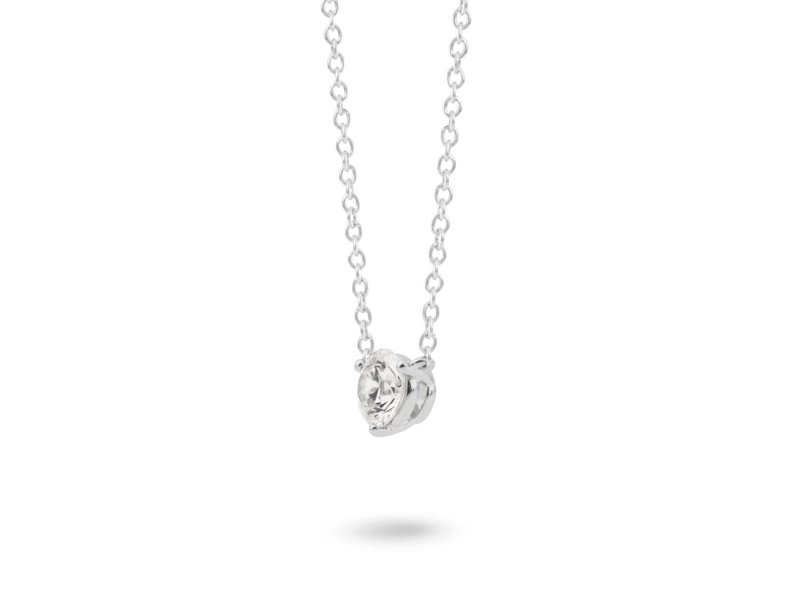 Lab-Grown Diamond ½ct. Round Brilliant Solitaire Pendant | White - Image 5