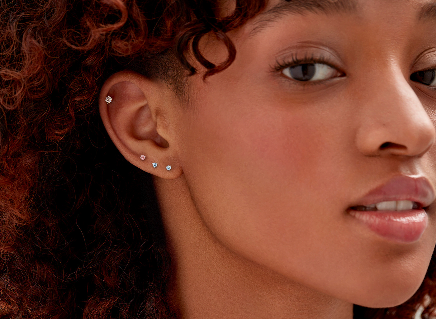 Lab-Grown Diamond ¼ct. tw. Mini Round Brilliant Solitaire Studs | White - Image 3